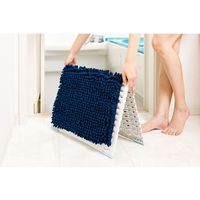 山崎産業 SUSU（スウスウ）抗菌ストロングWマイクロファイバーバスマット45×60 IB 4903180191000 1箱（1枚入）（直送品）