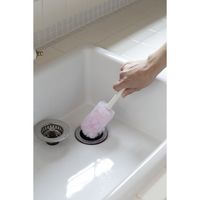 山崎産業 キッチンバスボンくん シンク排水溝ブラシ グリーン 4903180156795 1箱(2本入)