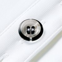 住商モンブラン カーディガン レディス 長袖 ホワイト×ネイビー76-031_5L（直送品）