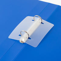 ライオン事務器 リングファイル RFー223M ブルー 12166 1セット(3冊)