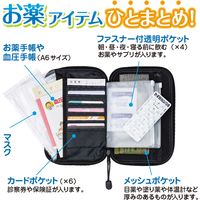 ナカバヤシ 健康サポートポーチ ライトブルー IF-3031LB 1個