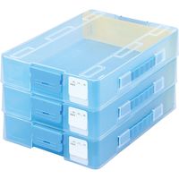 アーテック A4おどうぐばこクリアブルー 新入学 学童用品 お道具箱 3701 1個