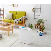 アイリスオーヤマ 空気清浄機 17畳 ほこりセンサー搭載 脱臭 花粉 ほこり モニター空気清浄機 MSAP-AC100 ホワイト