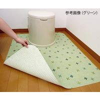 サンコー ポータブルトイレマット (大判/ベージュ) KJ-21 1枚 62-8593-25（直送品）