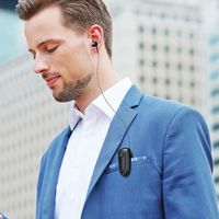 【アウトレット】サンワサプライ Bluetoothヘッドセット ケーブル巻き取り クリップタイプ 着信振動機能 1個　【終売品】