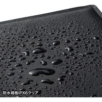 サンワサプライ 防水PCインナーケース 13.3インチワイド対応 防水規格IPX6 IN-WP13BK 1個