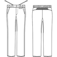 ナガイレーベン 女子パンツ ネイビー M AY-4233 1枚