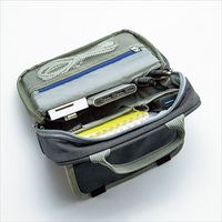 サンワサプライ テレワーク卓上スタンドケース Sサイズ グレー 機器収納バッグ オーガナイザー IN-TWAC1GY