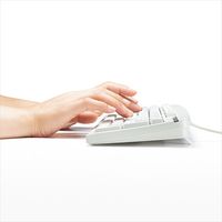 サンワサプライ 日本語109キーボード メンブレン式 ホワイト 有線 PS/2接続 SKB-109LN2（直送品）