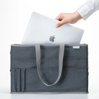 サンワサプライ テレワークミーティングバッグ グレー BAG-TW2GY