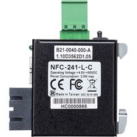 サンワサプライ 産業用光メディアコンバータ SCコネクタ RJ-45 DINレール対応 LAN-NFC241（直送品）