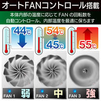 エレコム USB3.1(Gen2)対応4bayHDDケース/ブラック LGB-4BNHUC 1個