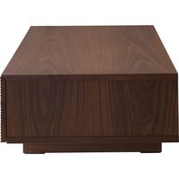 東谷 フルモス センターテーブル 幅1200×奥行600×高さ300mm ブラウン JPT-334WAL 1台（直送品）