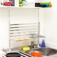 田窪工業所 キッチン収納棚 つっぱり棚 2段 60cm TP2-60 1台