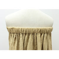 フィフティ・ヴィジョナリー　ボタン付きラップガウン　キャメル　TR-003-CAM-V　（直送品）