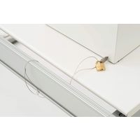 ライオン事務器 シャッターセーフ ボックス　Ａ４判縦型　シャッター扉カギ付き　Ｗ２７７mm　SB-277 21705（直送品）