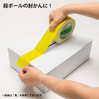 【ガムテープ】 ハイクラフトテープ No.321WC 0.14mm厚 50mm×50m 黄 ニチバン 1巻