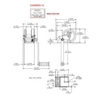 エスコ .80kg ハンドウィンチ EA989RD-12 1台（直送品）