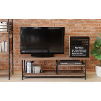 【アウトレット】ヤマソロ NOTICE（ノーティス） モデム収納 幅140mm 高さ360mm 木製 ブラック ナチュラル 77-258 1台（直送品）