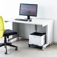 【アウトレット】サンワサプライ プリンタスタンド/台/ラック プリンタベース 幅400×奥行445×高さ78mm ブラック LPS-113BK 1個（直送品）