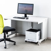 サンワサプライ プリンタスタンド/台/ラック プリンタベース 幅400×奥行445×高さ78mm ホワイト LPS-113 1個（直送品）