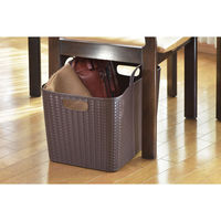 【荷物入れ】アミーゴ バケット ブラウン 1個 ヒマラヤ化学工業所（わけあり品）