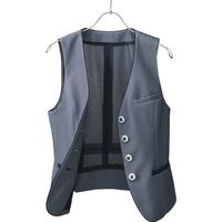 カーシーカシマ ベスト ブラック 9号 ESV619-10_9 1着