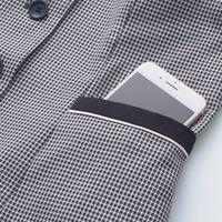 カーシーカシマ ベスト ネイビーチェック 15号 ESV739-62_15 1着