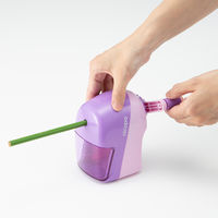 手動鉛筆削りニコパ　パープル　紫　043731　デビカ