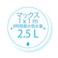 Conni マックス・ベッドパッド ティールブルー CCD-100100-25-1TB 1枚 62-7114-72（直送品）