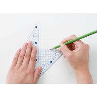 レイメイ藤井 先生おすすめ!!はし0（ゼロ）目盛り 三角定規 10cm APJ132 1セット（10個）（直送品）