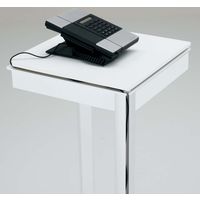 【組立設置込】コクヨ SAシリーズ 電話台 幅350×奥行350×高さ800mm ホワイト/グレインドナチュラル 1台（直送品）