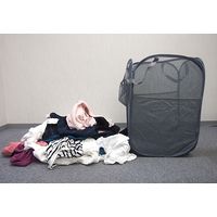 富士パックス販売 仕切りのついたランドリーバスケット FP-337 1セット(2個)（直送品）