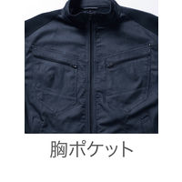 HOOH 半袖ブルゾン（ストレッチ） V9507-39シルバーグレー L 村上被服 1着（直送品）