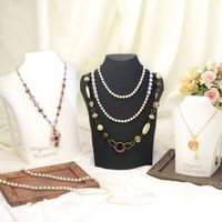 ササガワ 【OW】組立式ネックレススタンドBIG ブラック 44-5813 1袋(2台入)