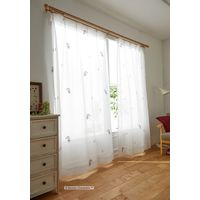 スミノエ レースカーテン アンブレラ 100×198cm ホワイト 4549781238128 1枚