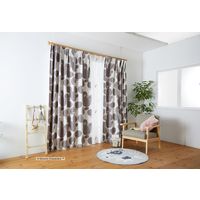 スミノエ 遮光カーテン ロックパターン 100×178cm ダークグレー 4549781237961 1枚