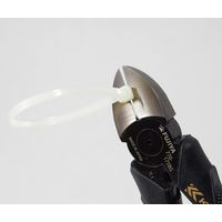 フジ矢 電工名人強力ニッパ(ラウンド刃・黒金) 770-175BG 1丁