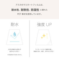 アスカ Asmix ラミネーター A6 2本ローラー ウォームアップ2.5分 100-150μ対応 LA203A6 コンパクト