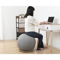 YAMAZEN バランススツール HBS-55(GY) 1台