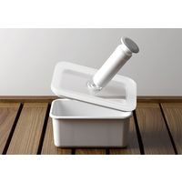 富士ホーロー 真空ほうろう容器　ヴィード 浅型容器L＆ポンプ VD-LP.W 2個（直送品）