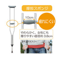 竹虎 タケトラクラッチ SSサイズ 038561 1組(2本)