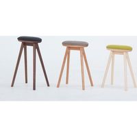 コッぺハイスツール53cm ウォールナット材 オイル仕上げ 皮革張り SC338-1S53 WN-OM-AK704 1脚（直送品）