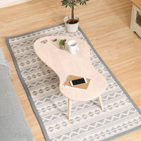 不二貿易 Natural Signature センターテーブル FOOT 幅940×奥行530×高さ330mm ホワイトウッド 37658 1台（直送品）