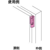 【機構部品・建築金物（丁番・蝶版・ヒンジ）】シブタニ コーナー抜差ヒンジ（自閉無） EFH-101-1 SC 1個（直送品）