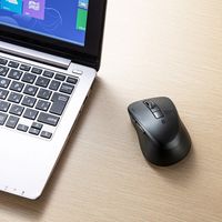 ワイヤレスマウス　無線　Bluetooth　静音　5ボタン　小型サイズ　ブルーLED　MA-BTBL155BK　サンワサプライ　1個（直送品）