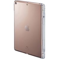サンワサプライ iPad 10.2インチ Apple Pencil収納ポケット付きクリアカバー PDA-IPAD1618CL 1個
