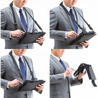 サンワサプライ ショルダーベルト付き10.1型タブレットPCケース 背面カメラ対応 PDA-TAB4N 1個