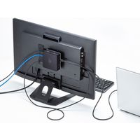 サンワサプライ VESAマウント対応Type-C・USB3.1A接続ドッキングステーション USB-CVDK5 1個（直送品）