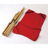 スパイス バカンス　キャンパスフォールディング　ウッドチェア　レッド SFVY1910RD 1台（直送品）